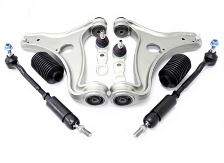 Draagarmen, kogelgewrichten en stuurstangenset voor. Porsche 993 1989-94 (NIEUW) Onderdeelnr. 99334101702 / 99334101802 - 99334104902, 99334104906, 99334104907, 99334101700, 99334101801, 99334101702, 99334101802, 99334141501, 993.341.415.01, 993 341 415 01, 993.341.017.02, 993 341 017 02, 99334141500, 993.341.415.00, 993 341 415 00, 993.341.017.00, 993 341 017 00, 99334703105, PCG419831C